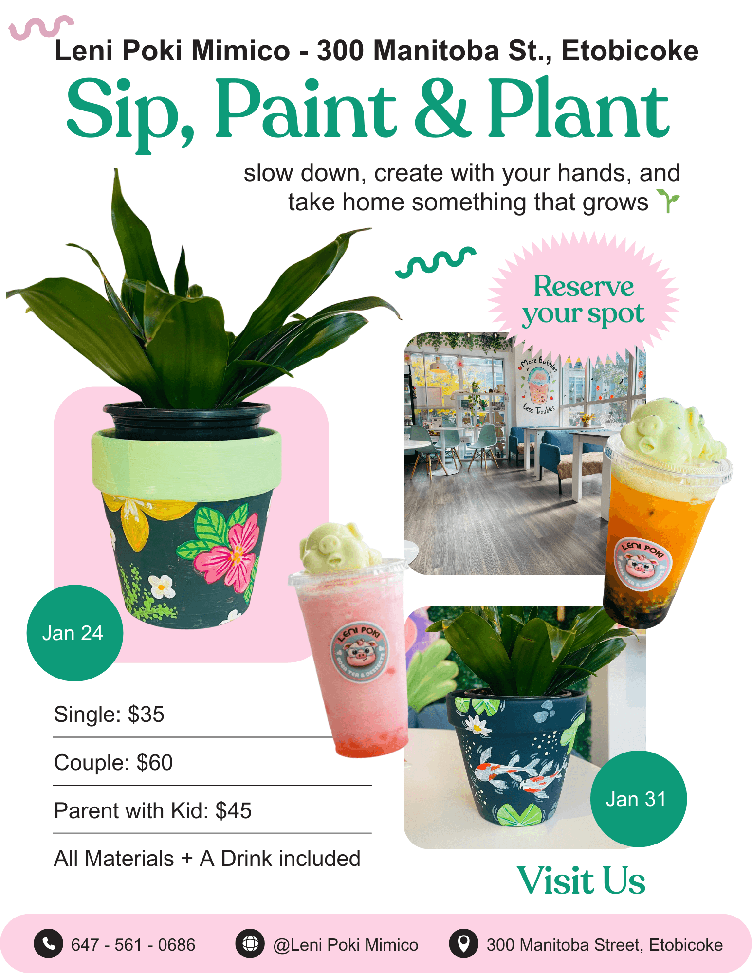 Sip, Paint and Plant