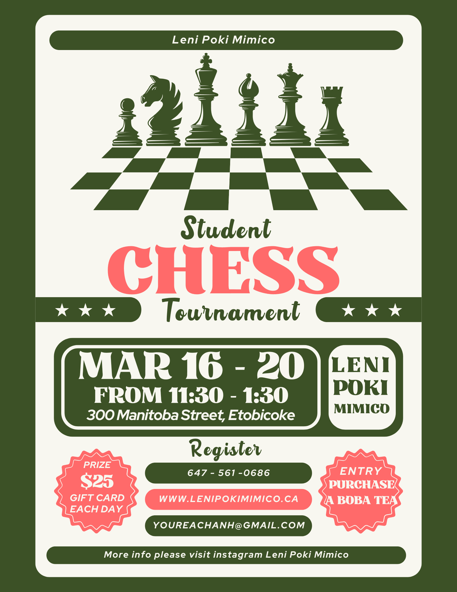Student Chess Tournament