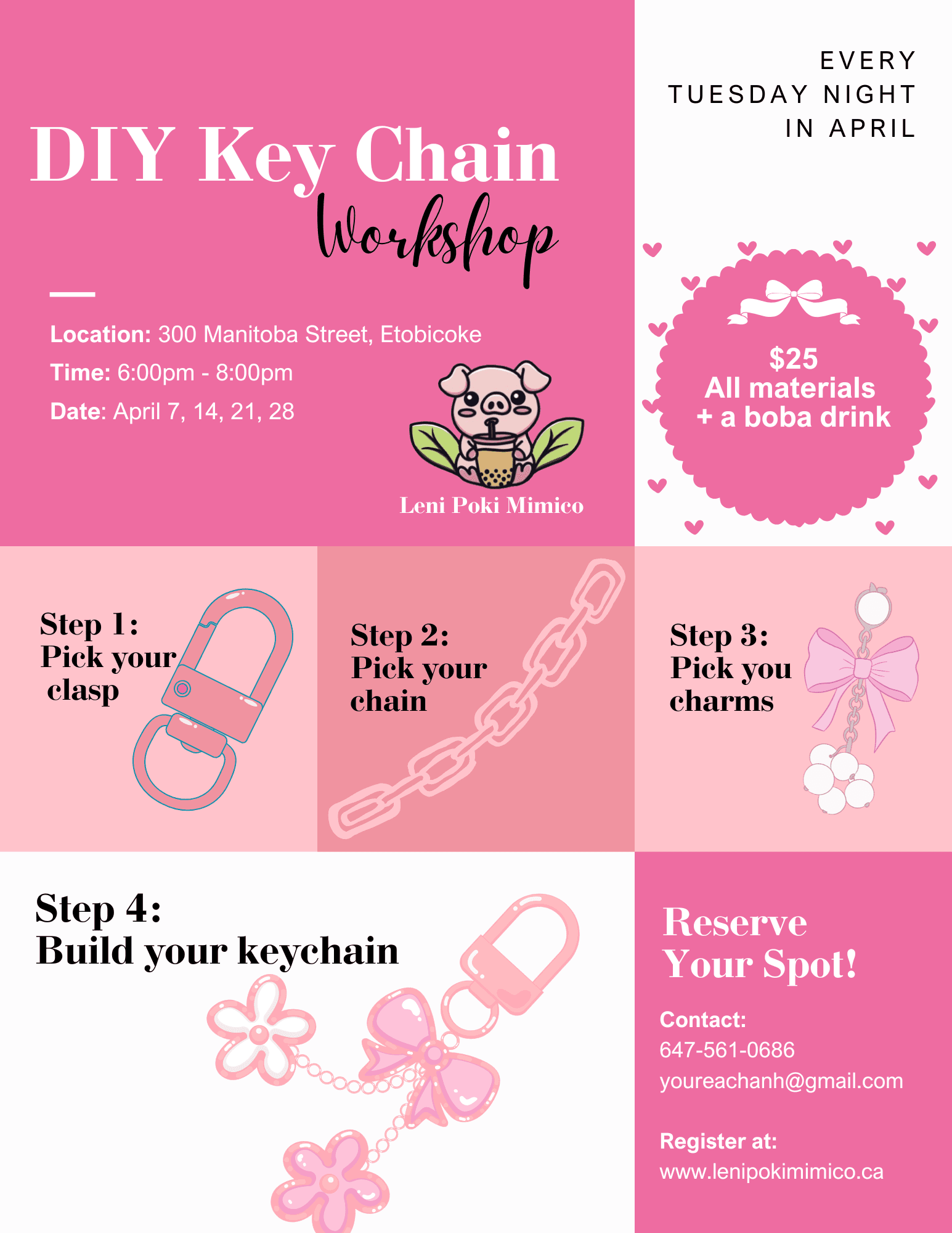 Apr 14 - DIY Keychain