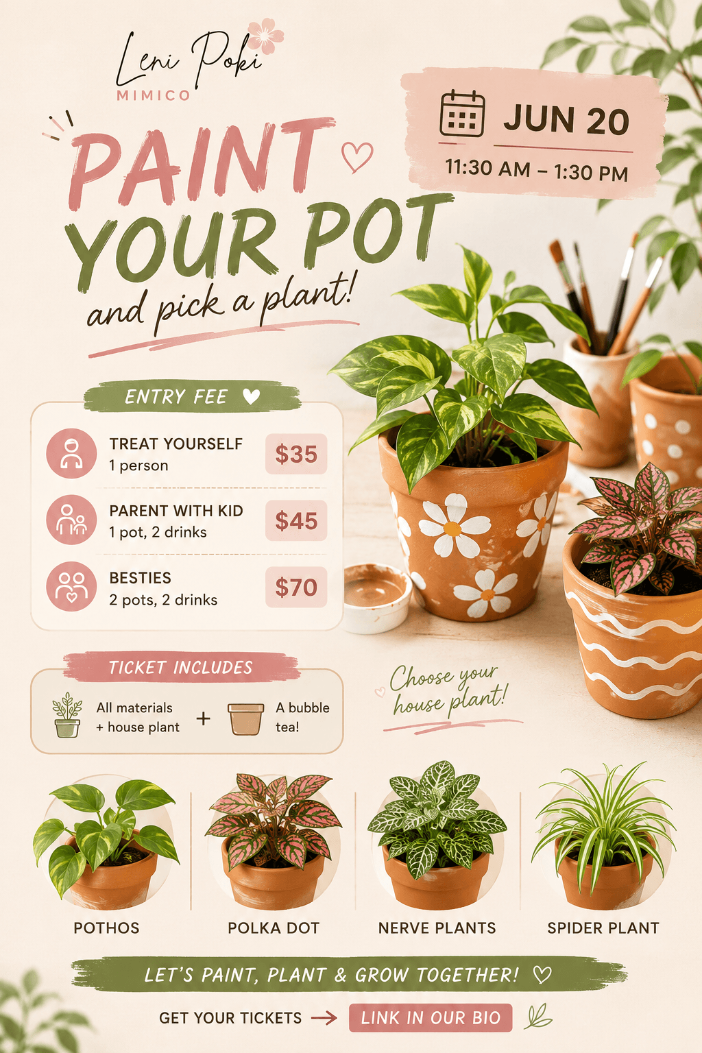 Jun 20 - Paint and Plant